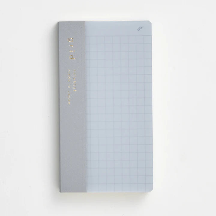 Daigo isshoni. Mini Grid Notebook / Blue