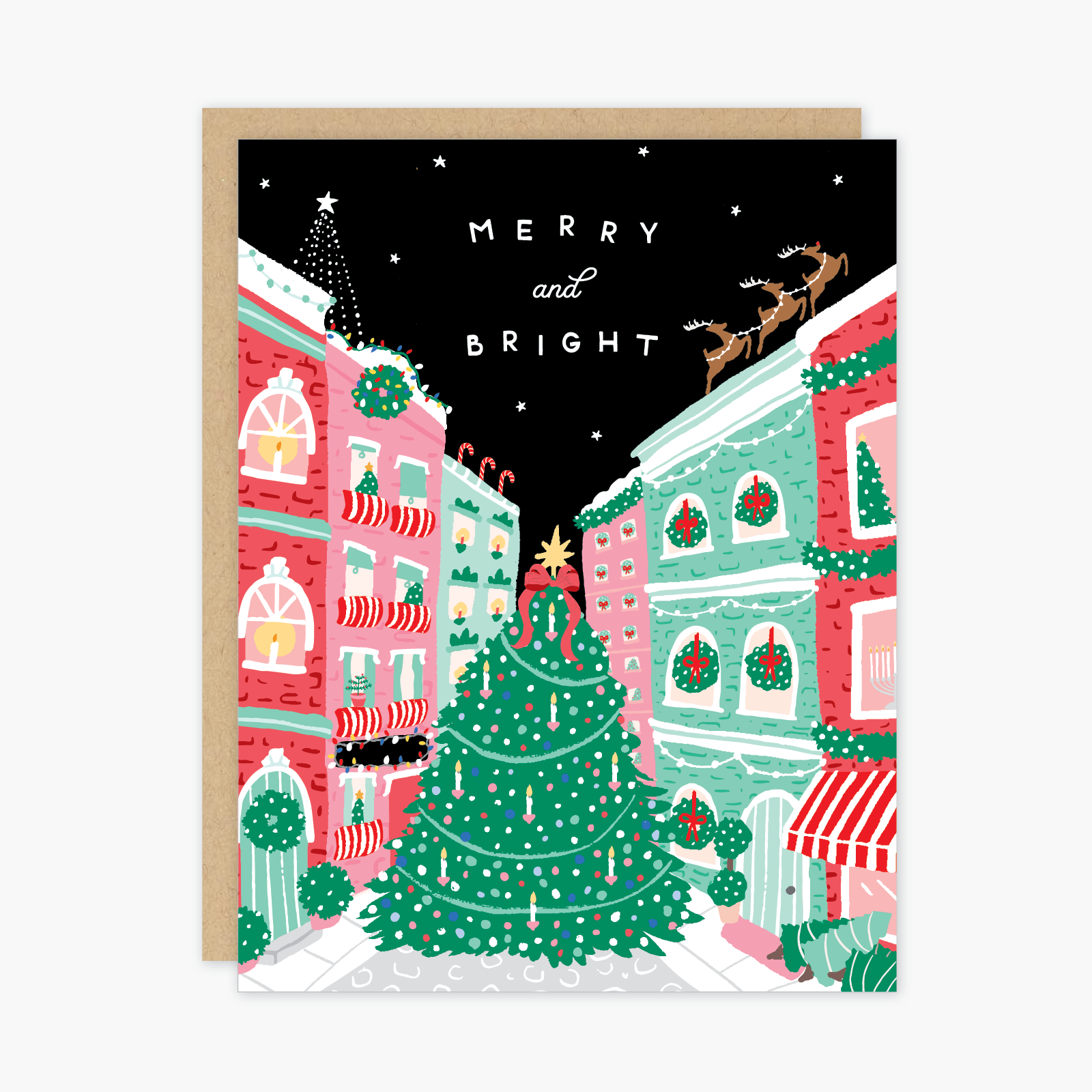 Merry and Bright Holiday Card