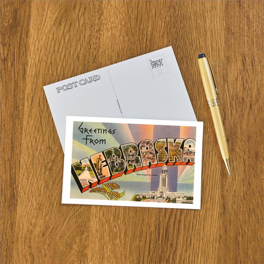 Greetings from Nebraska Postcard No. 1
