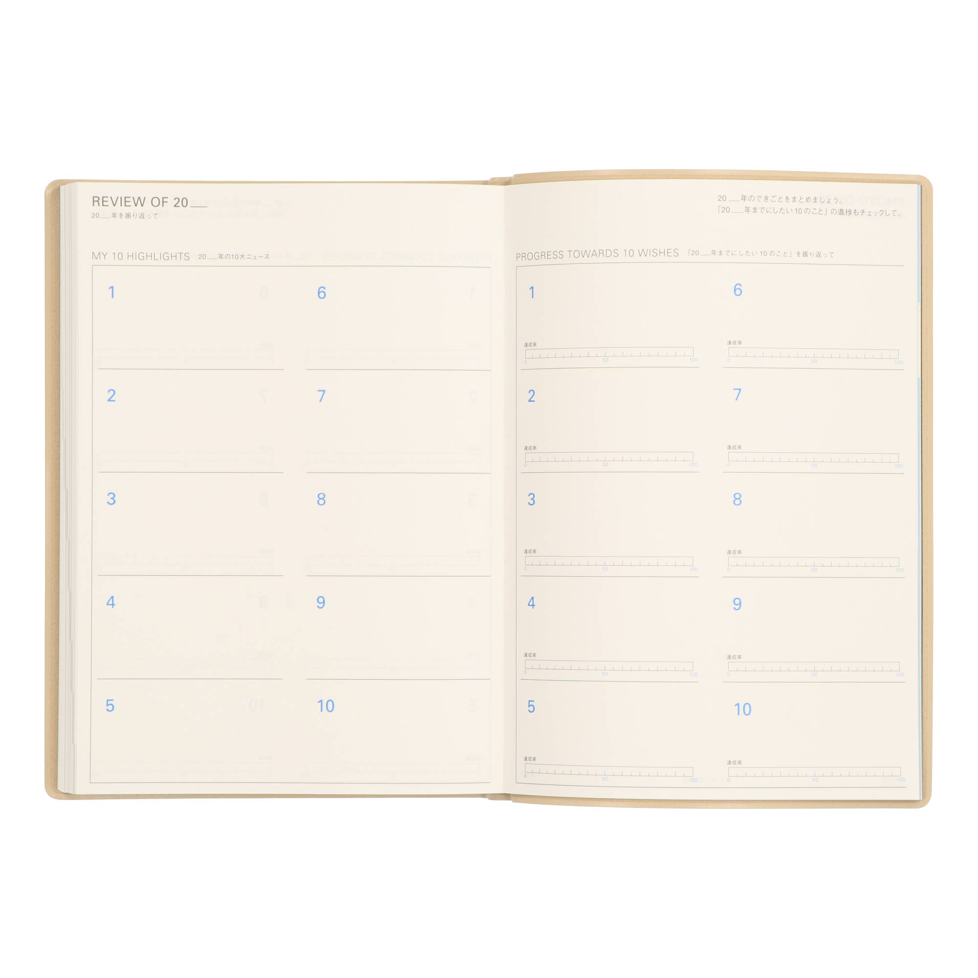 Undated Three Years Diary / Pink