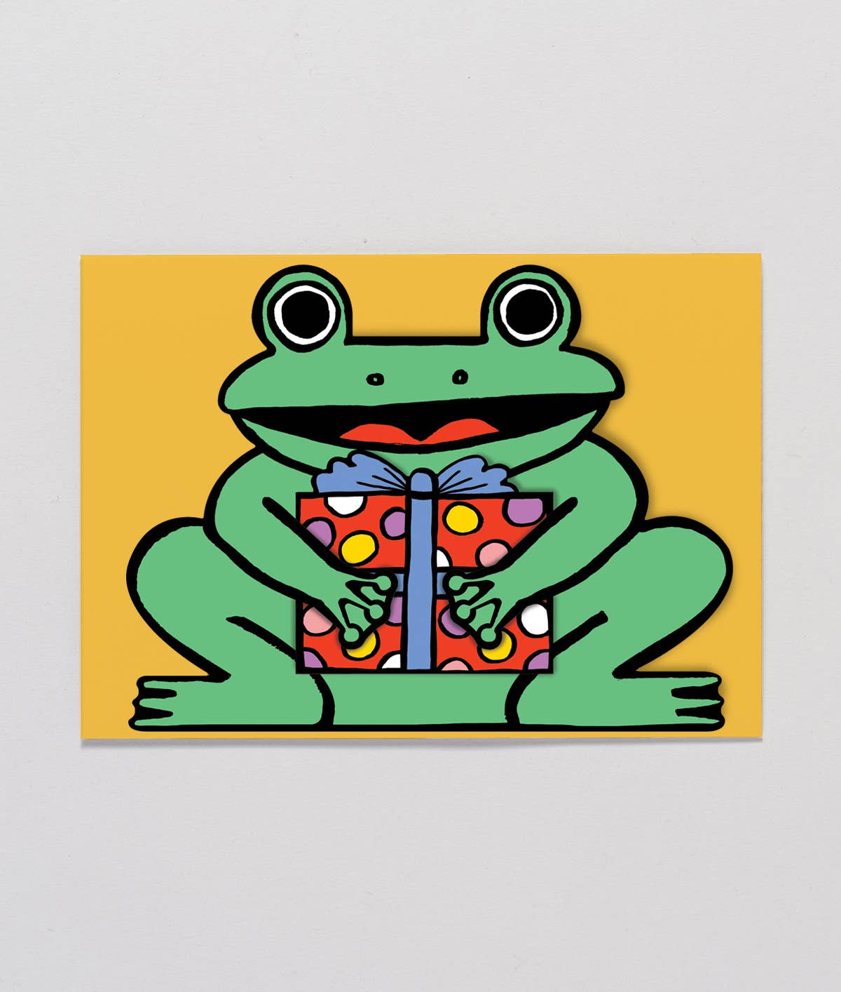 Frog with Mini Card Kid's Greetings Card