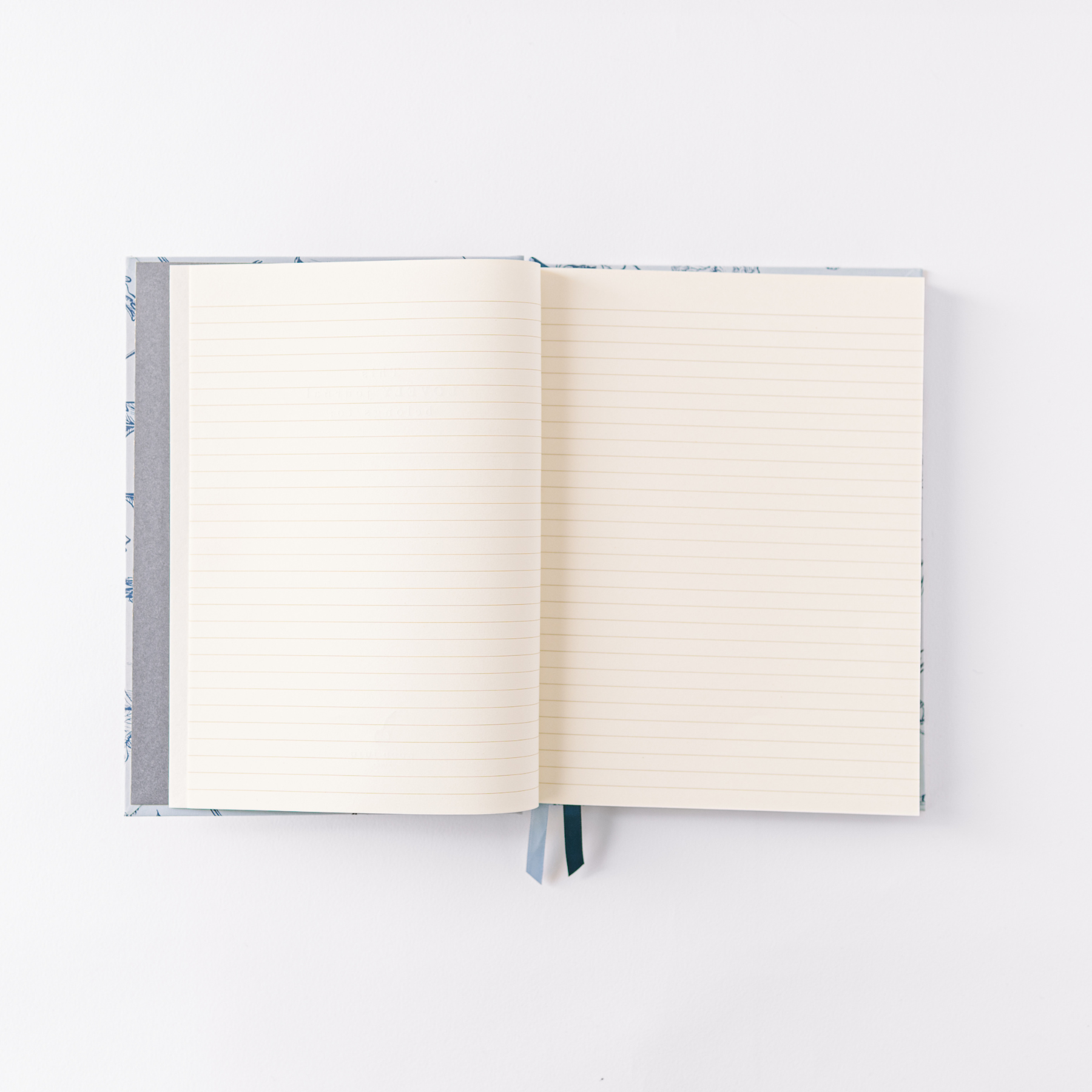 Blue Botanical Bird Toile Journal