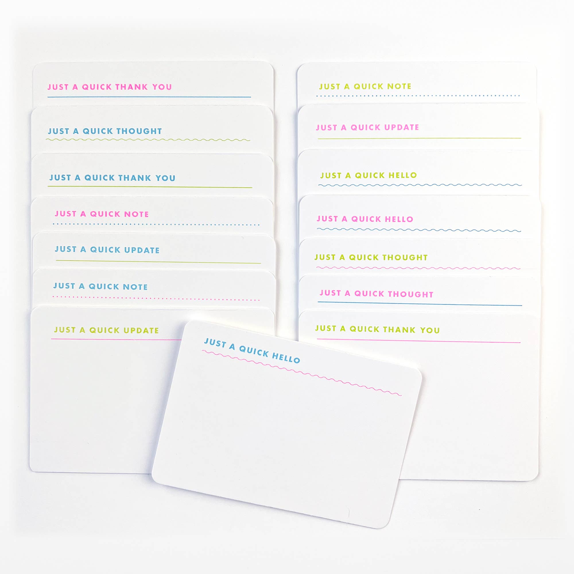 Quick Notes Riso Flat Notecards