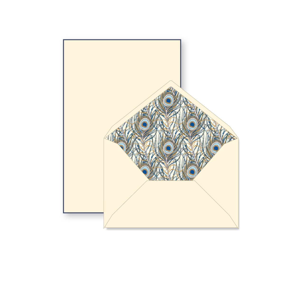 Rossi 1931 100% Cotton Bordered Writing Sheets Letter Set