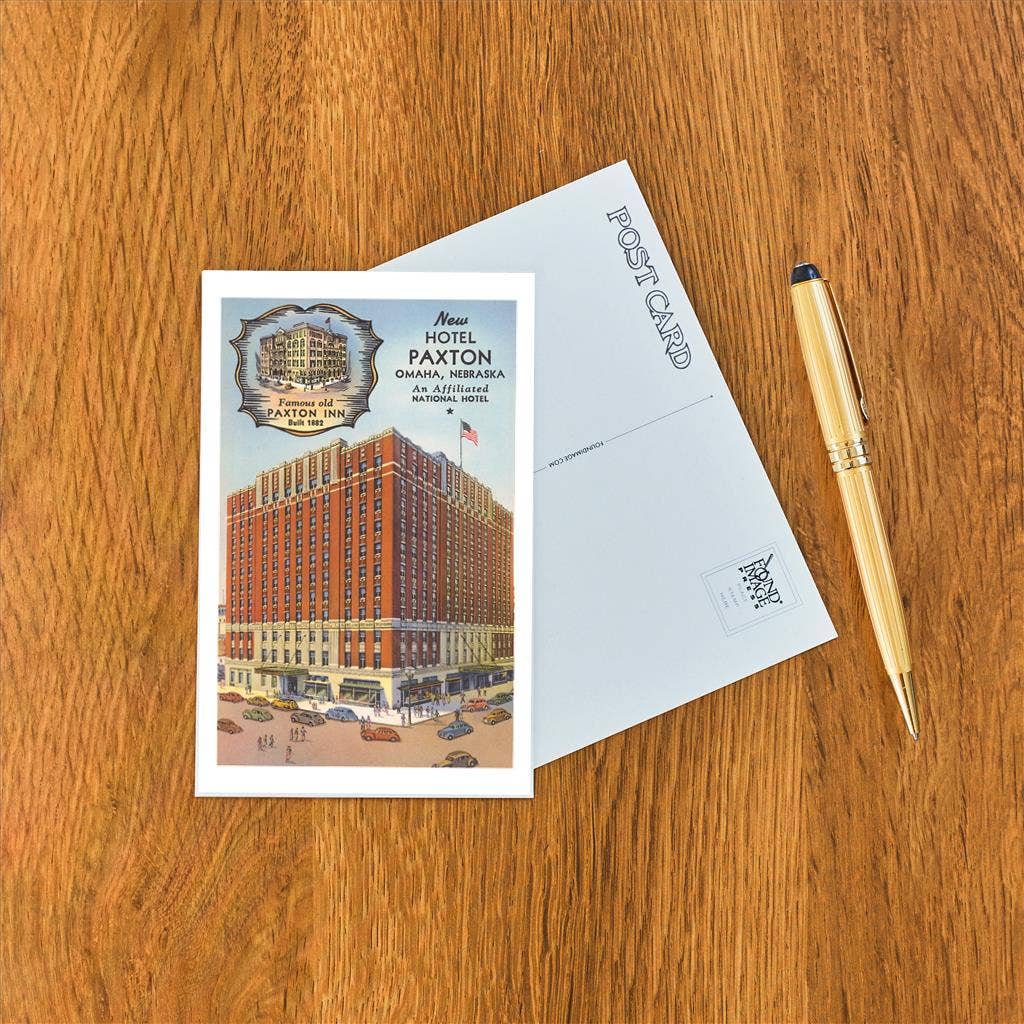 Omaha Hotel Paxton Postcard