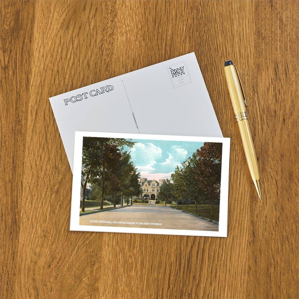 Omaha Joslyn Residence Postcard