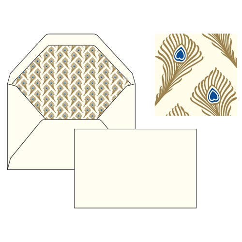 Rossi 1931 Letterpress Gold Foil Flat Card Letter Sets