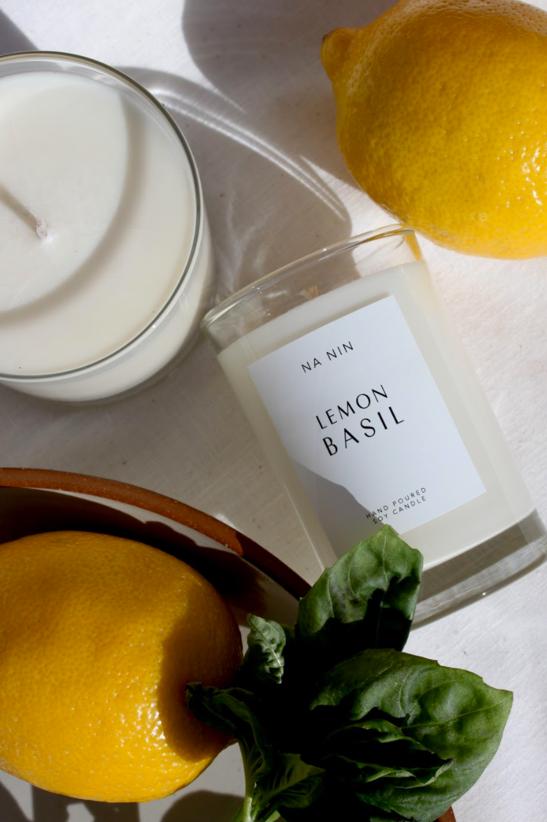 Lemon Basil Candle / 5oz