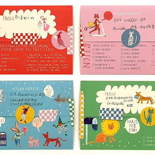 Animal Menagerie Stationery Kit