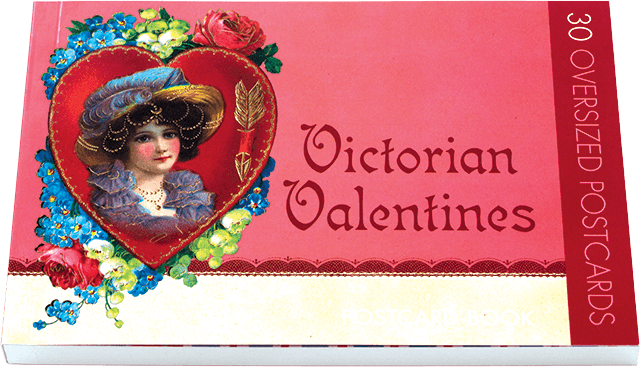 Victorian Valentine Postcard Book / Set of 30