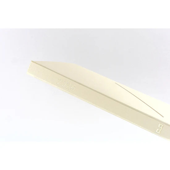 Hobonichi Techo 2026 HON A6 / Slash Ivory (Orders Start Aug 31st @ 10pm ET)