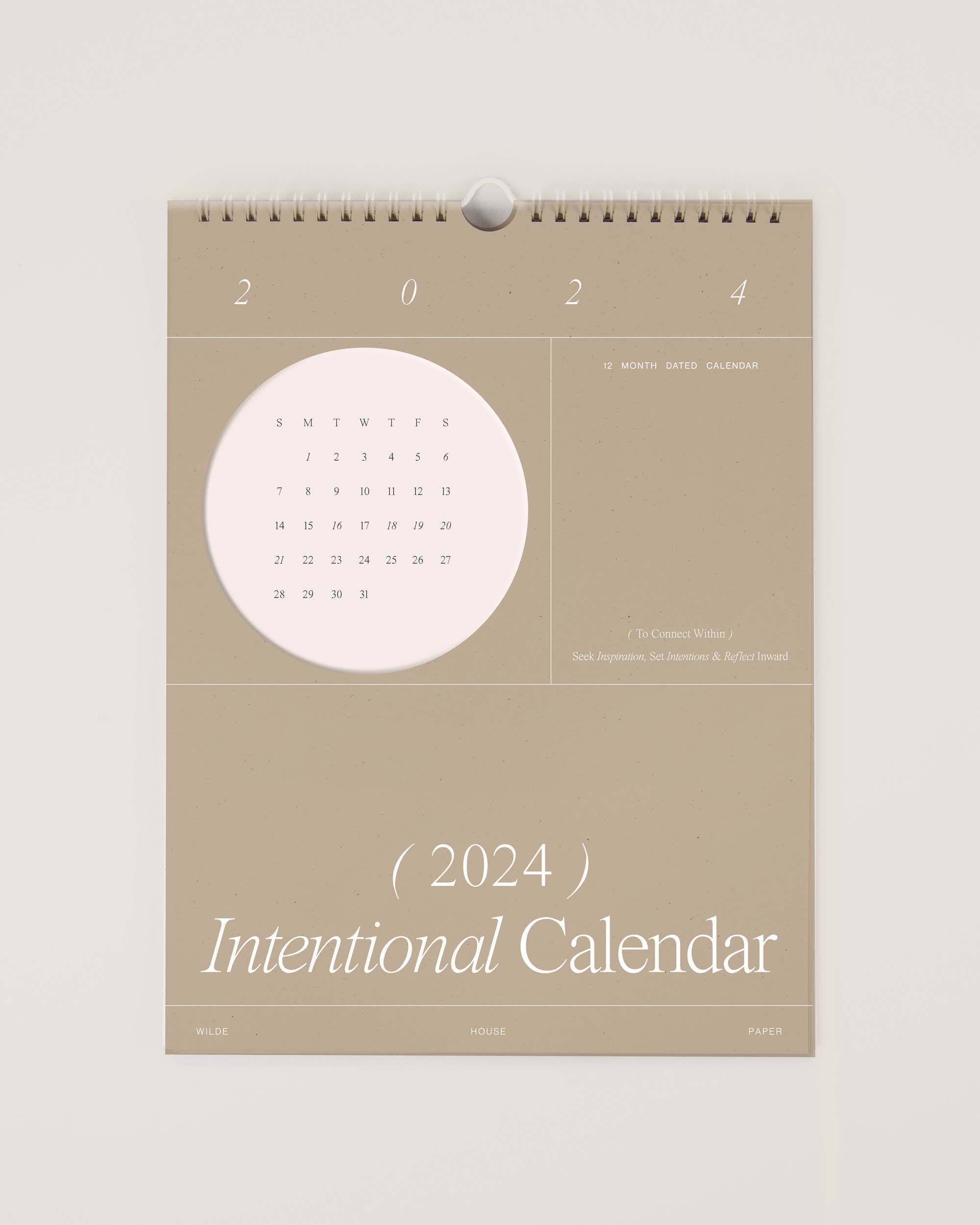 2024 Intentional Calendar