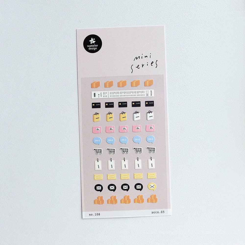 Mini Shopping Stickers Shopping