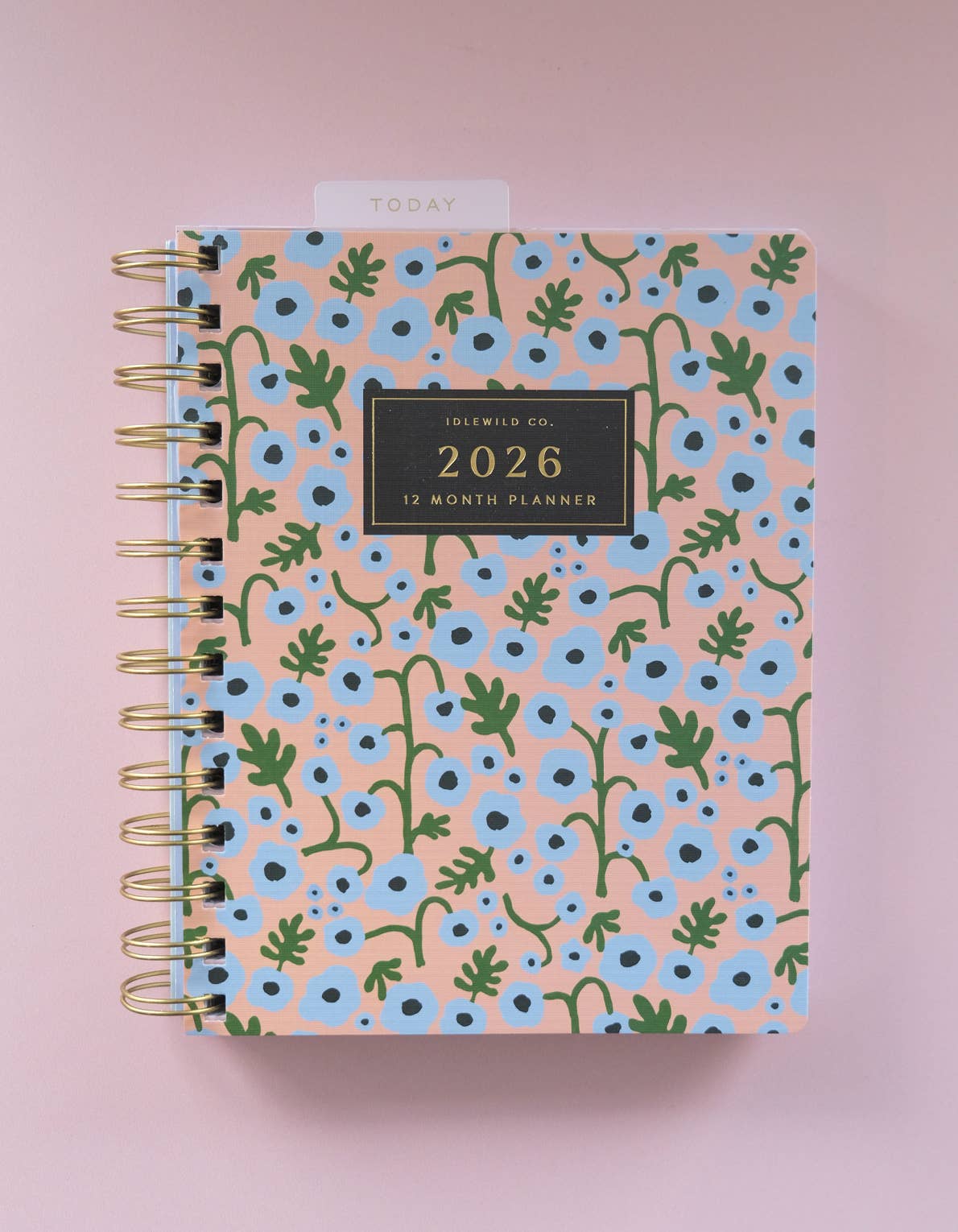 2026 Pocket Size Planner, Coral Floral