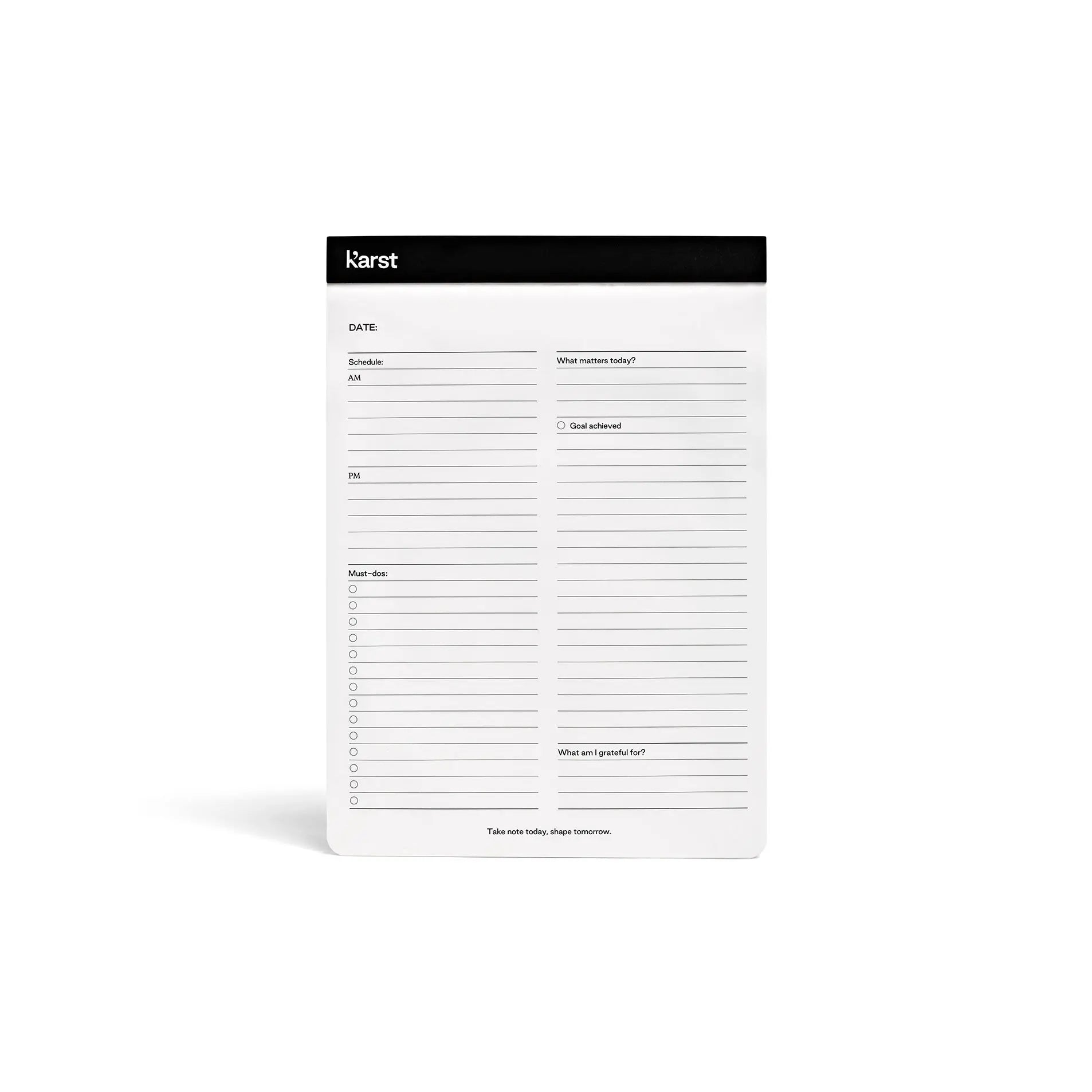Stone Paper Daily Action Pad
