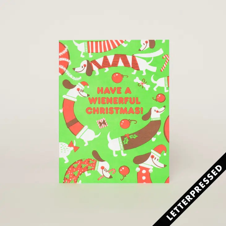 Have a Wienerful Christmas Card