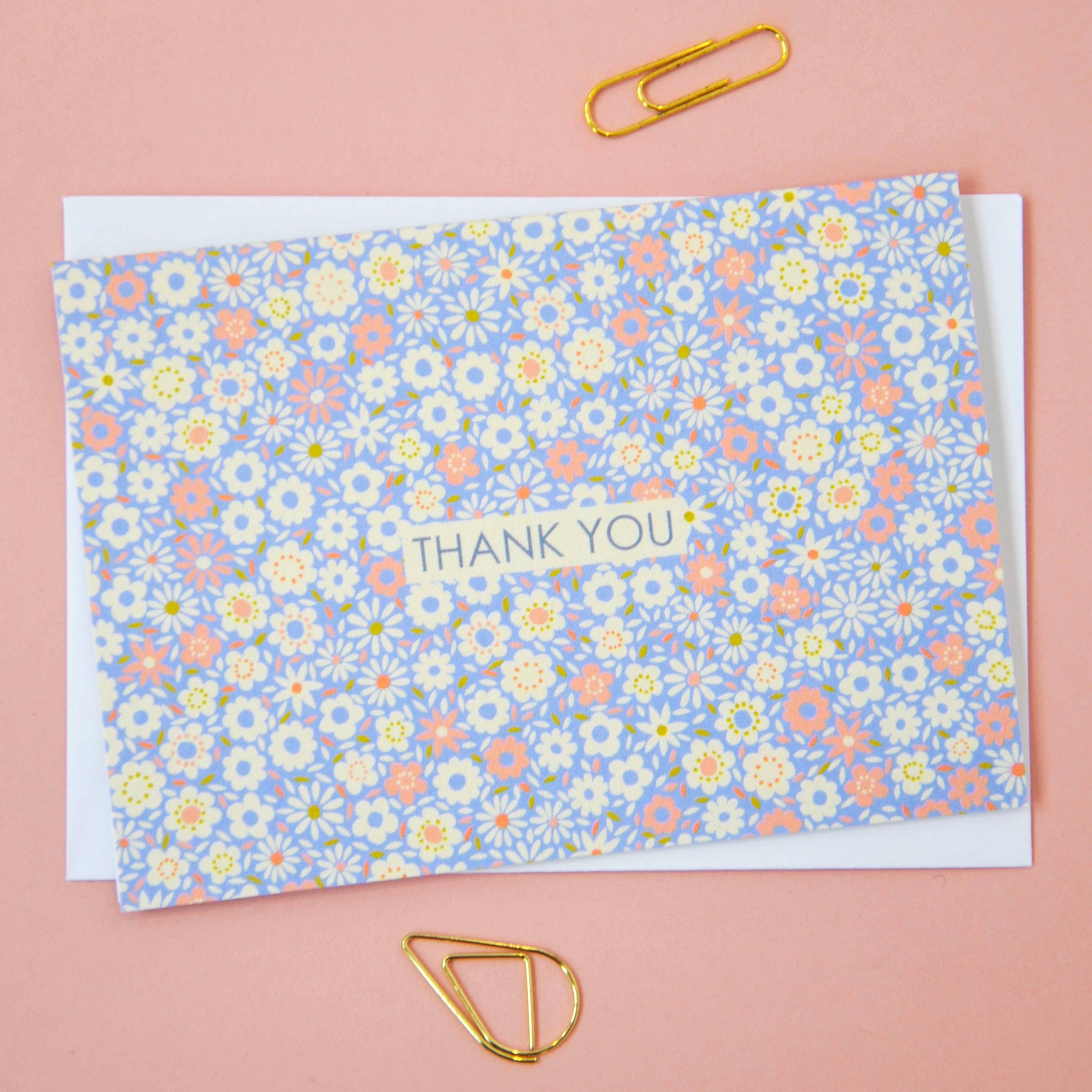 Floral Thank You Notecard Set