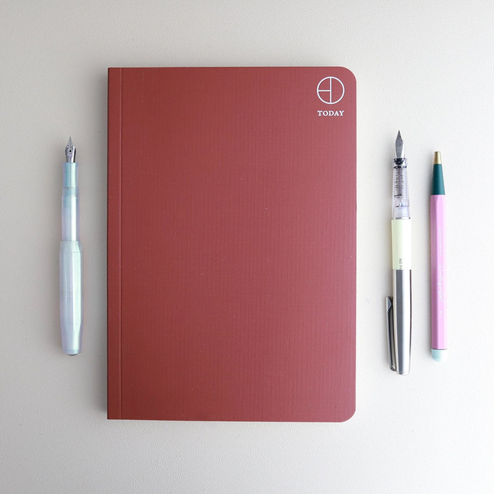 Original Softcover Today Planner / B6 / Garnet Red
