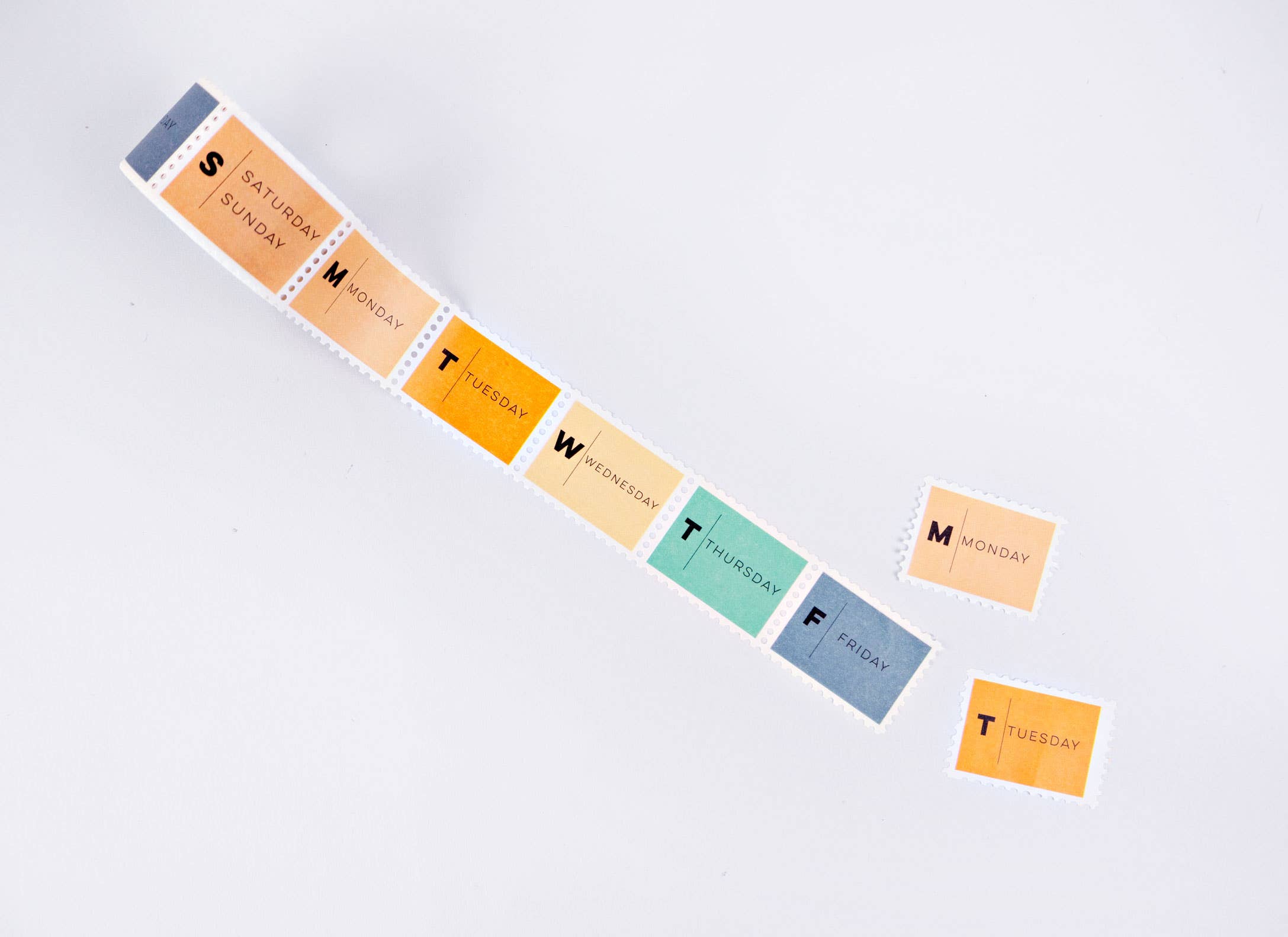 Days of the Week Stamp Washi Tape