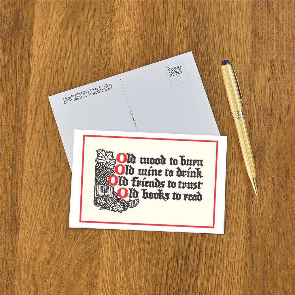 The Value of Old Things Postcard