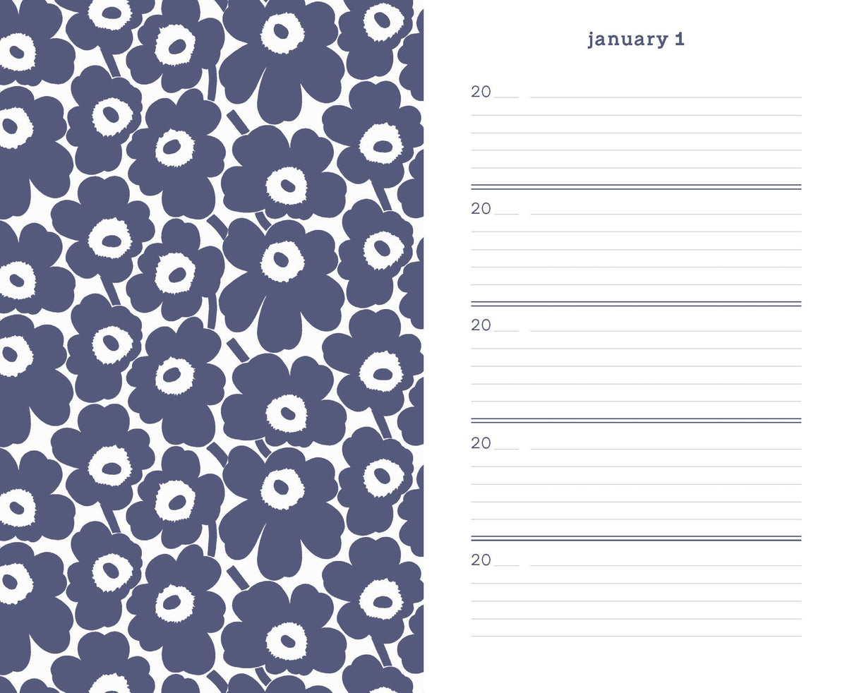 Marimekko One Line a Day (Blue Unikko)