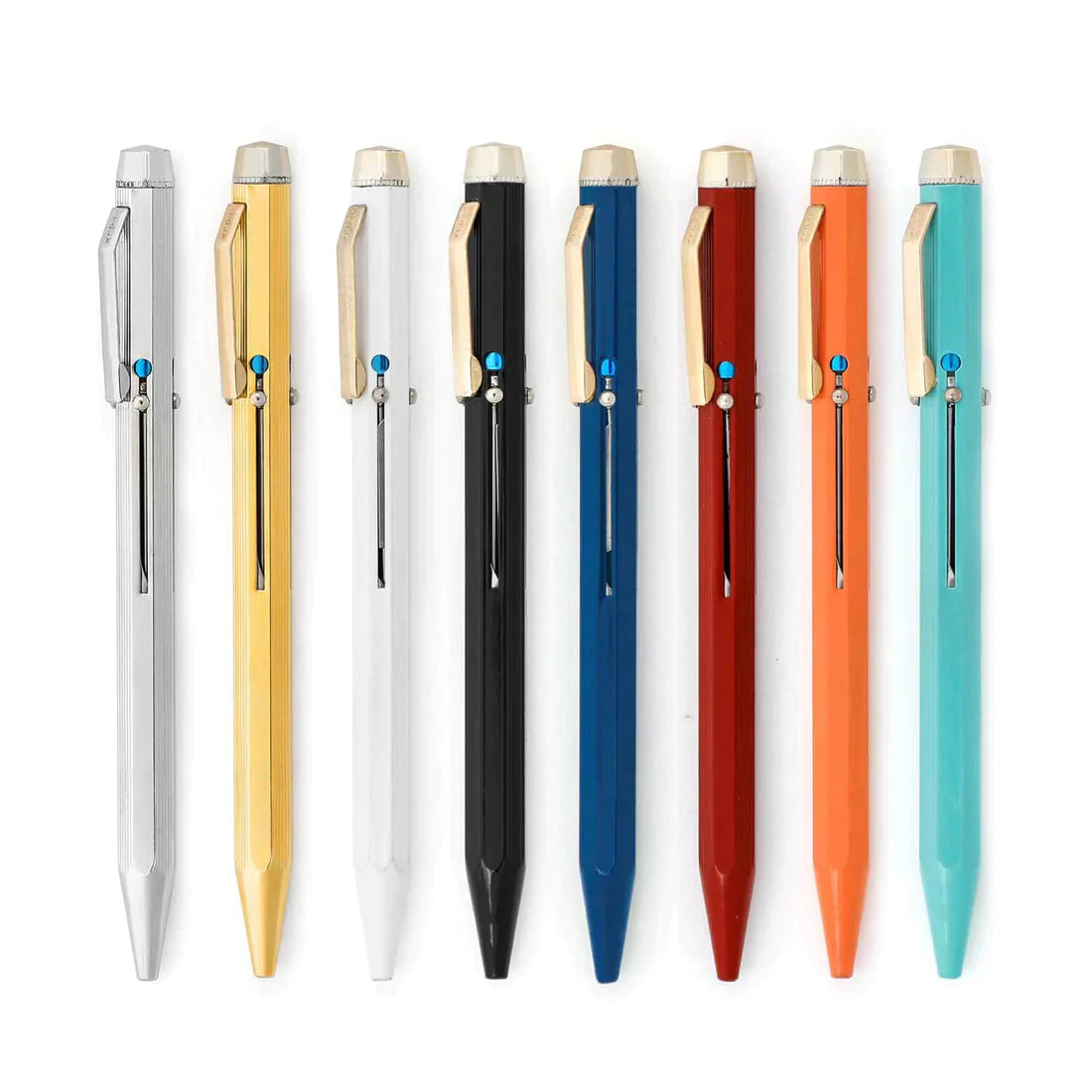 Italian 4-Color Pen / Silver