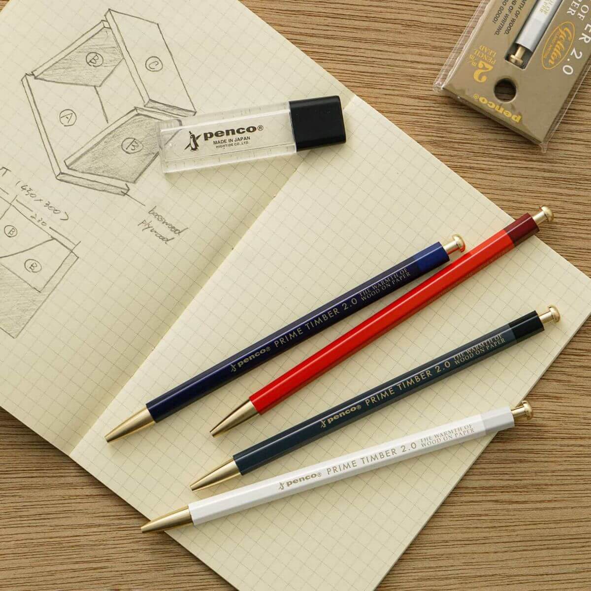 Prime Timber Pencil / Brass