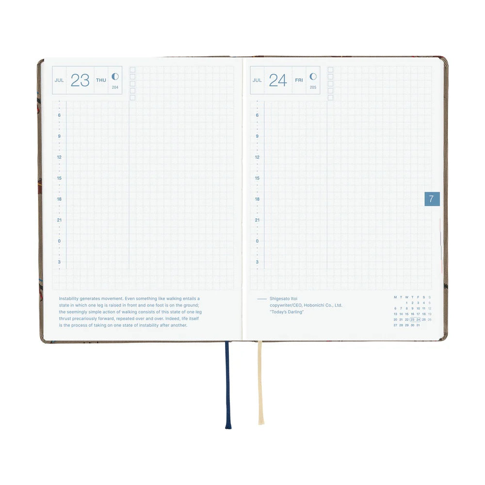 Coming Soon: Hobonichi Techo 2026 HON A6 / Bow & Tie / Galloping Horses