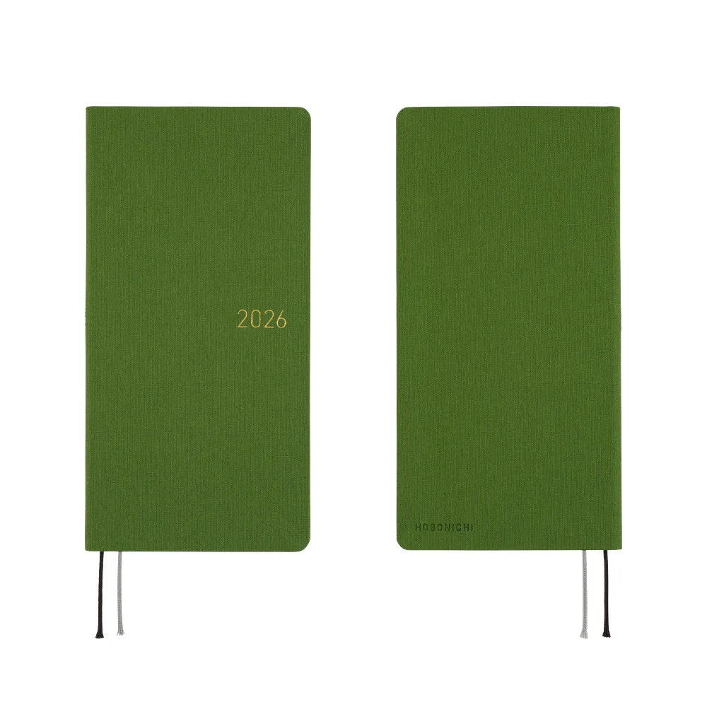 Coming Soon: Hobonichi Techo Weeks 2026 / Antique Green