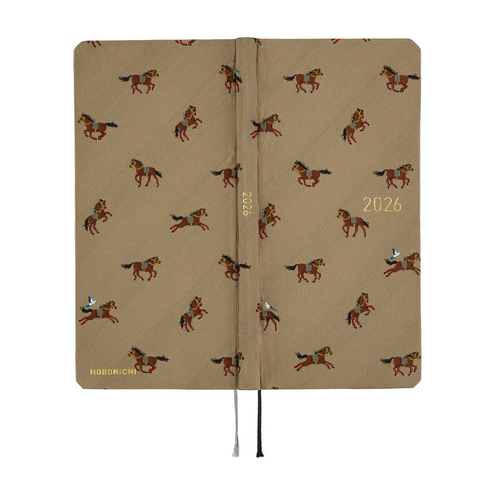 Coming Soon: Hobonichi Techo Weeks 2026 / Bow & Tie / Galloping Horses