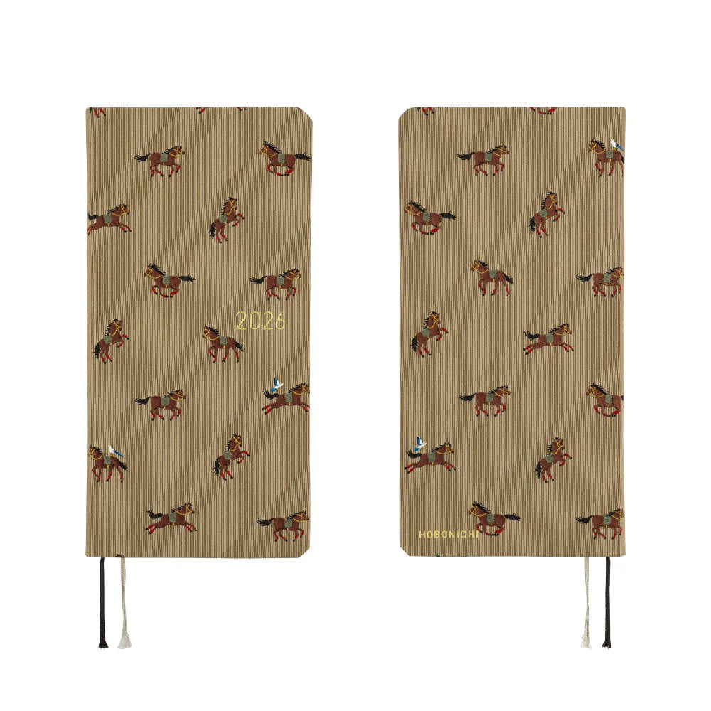 Coming Soon: Hobonichi Techo Weeks 2026 / Bow & Tie / Galloping Horses