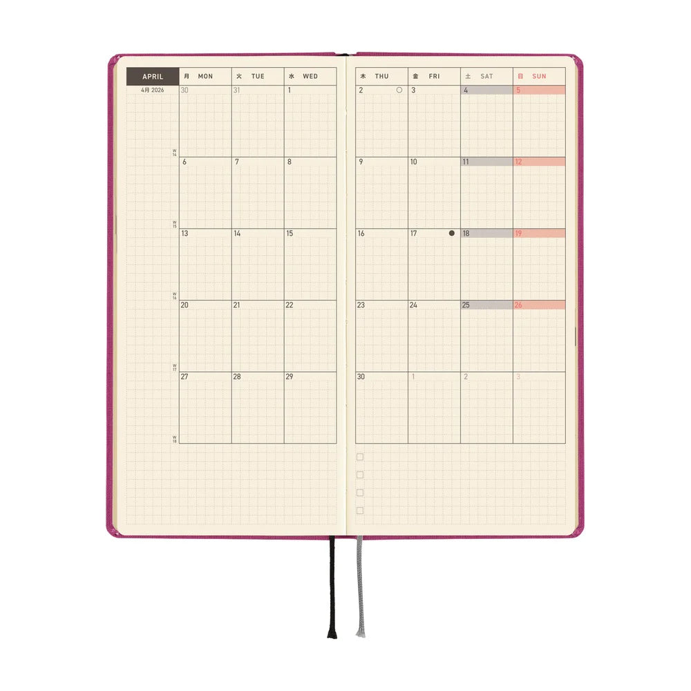 Coming Soon: Hobonichi Techo Weeks 2026 / Peony Purple
