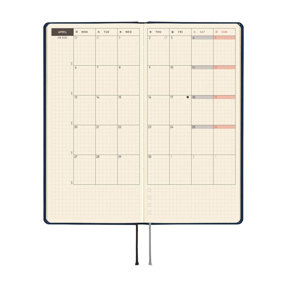 Coming Soon: Hobonichi Techo Weeks 2026 / Cosmo Blue