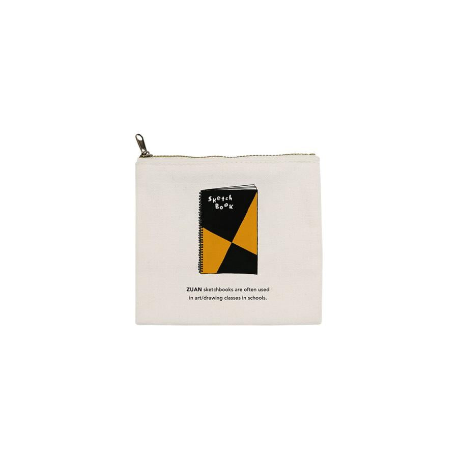 OLD RESTA 2-IN-1 JAPANESE STATIONERY Small TOTE BAG / Zuan Sketch