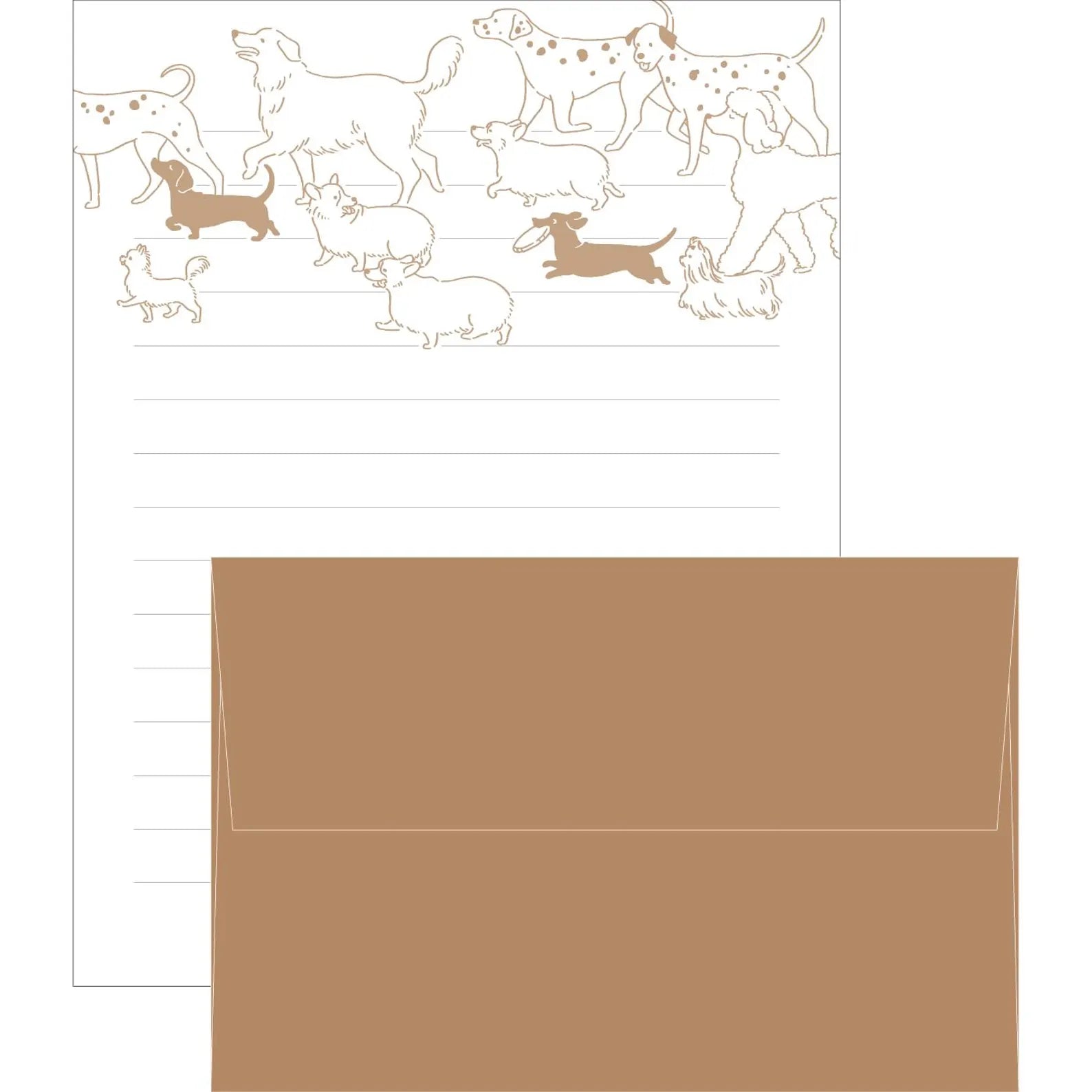 Letterpress Letter Set / Dogs