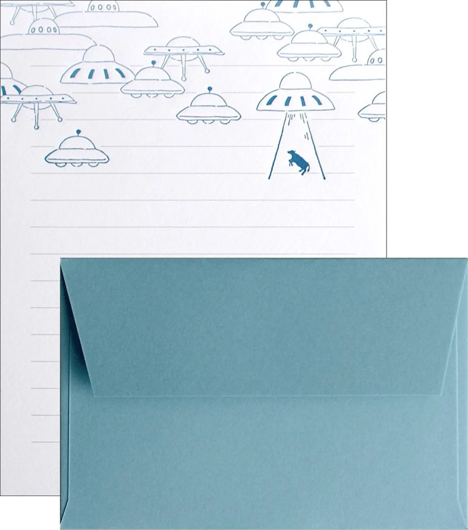 Letterpress Letter Set / Aliens