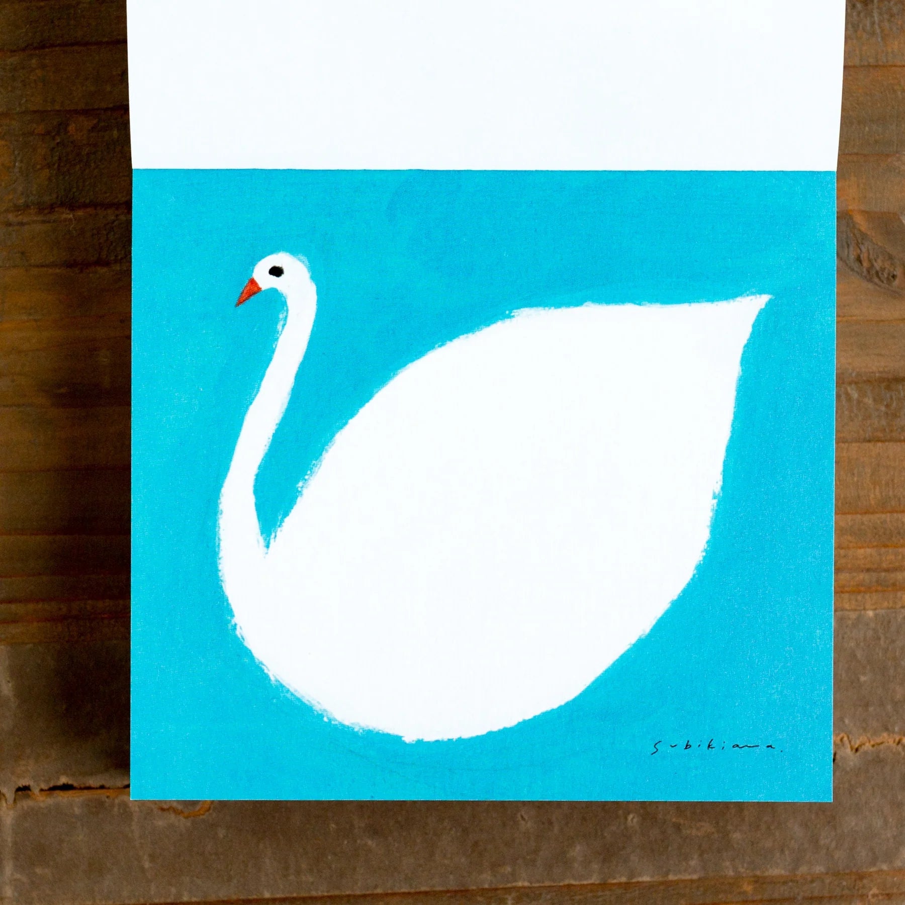Swan Block Memo Pad