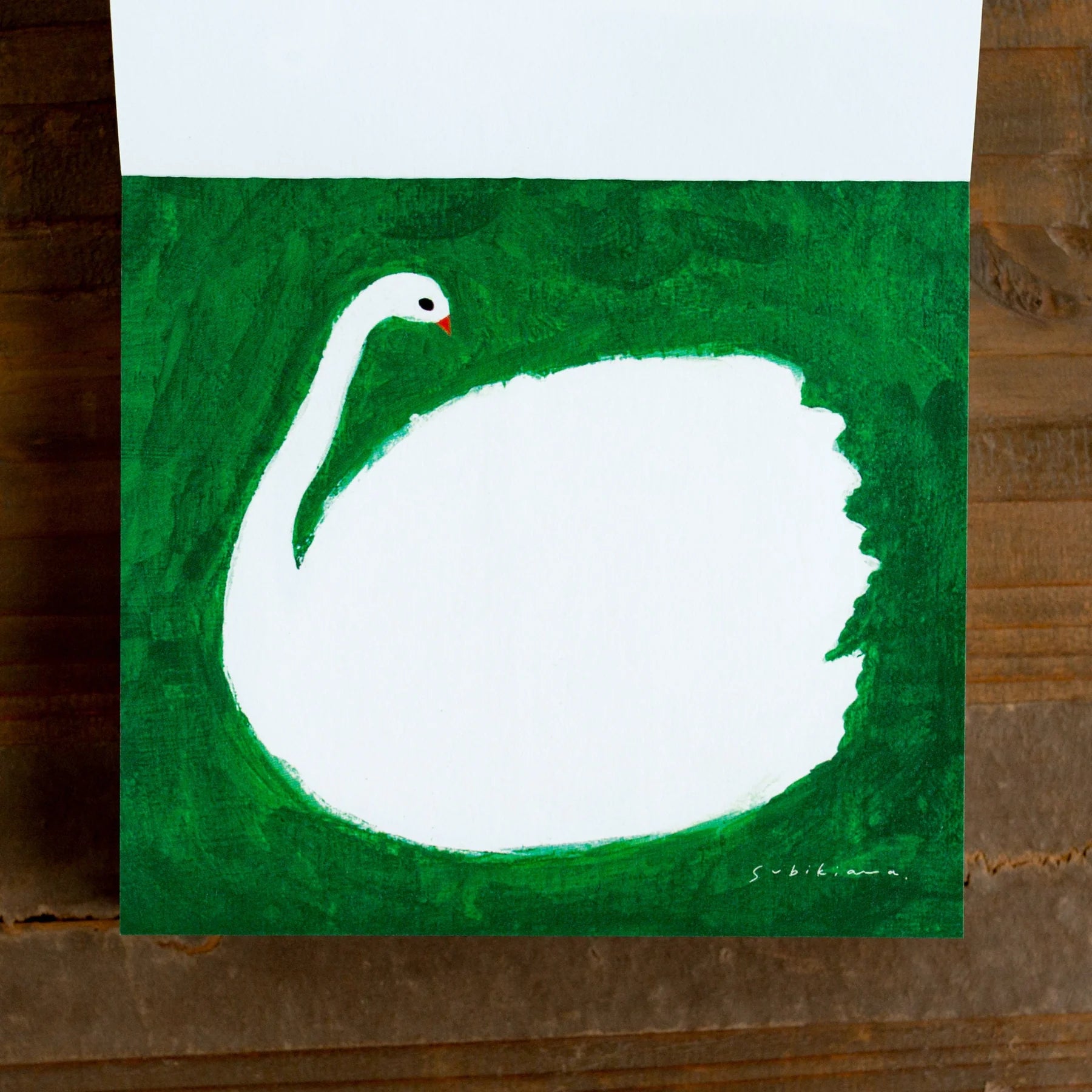 Swan Block Memo Pad