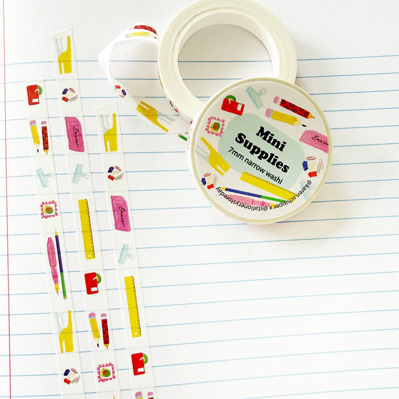 Mini Supplies Narrow Washi Tape / Stationery Store Day Exclusive!