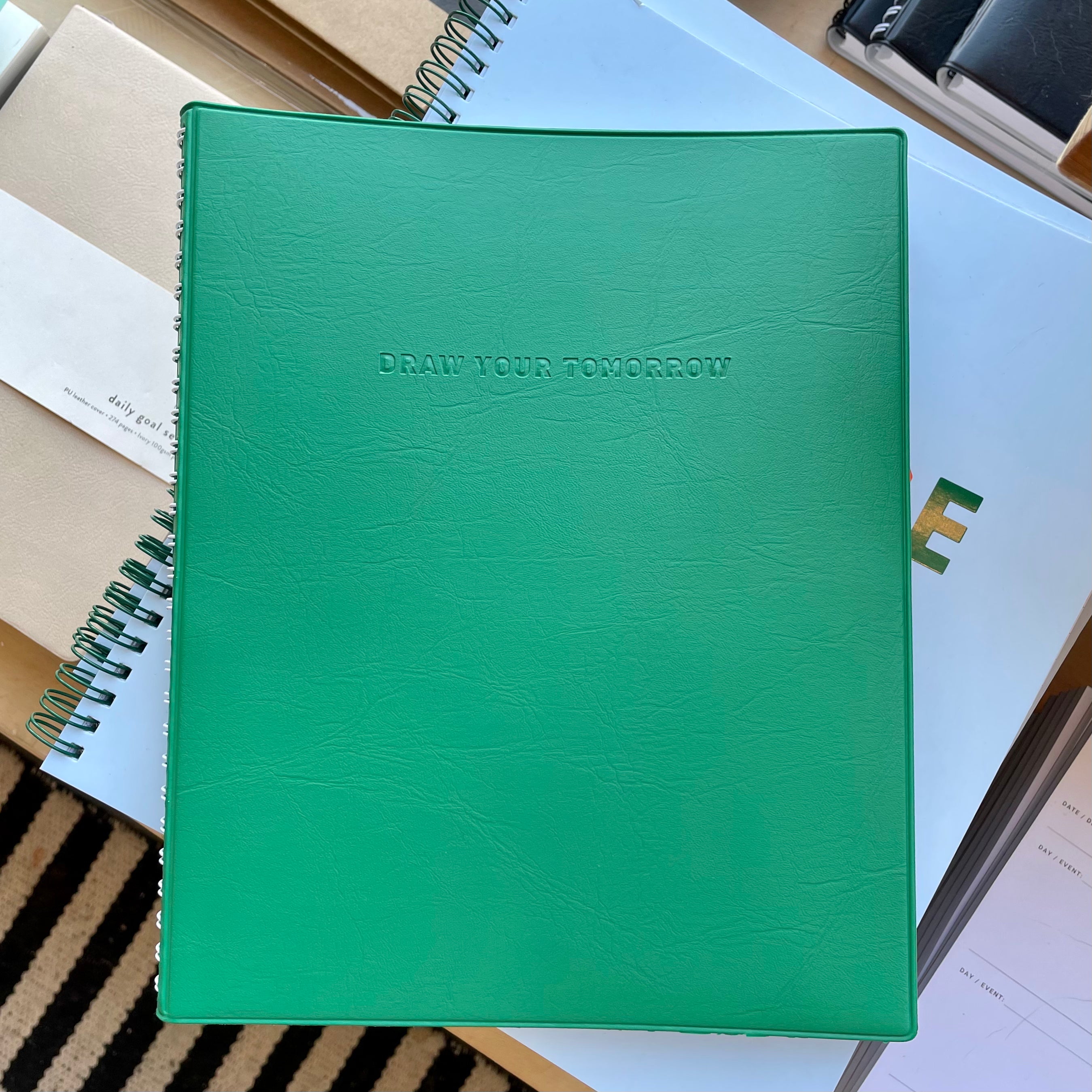 Large Draw Your Tomorrow Planner / Green