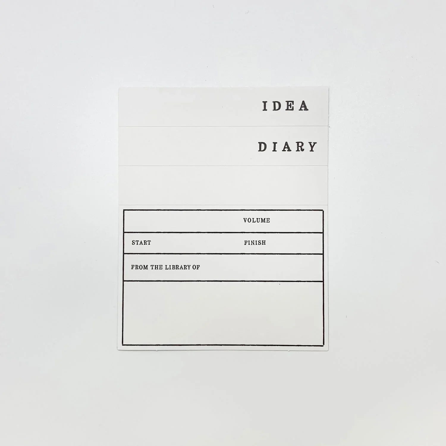 MD Notebook / A5 / blank