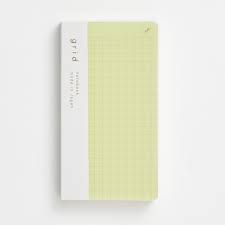 Daigo isshoni. Mini Grid Notebook / Green