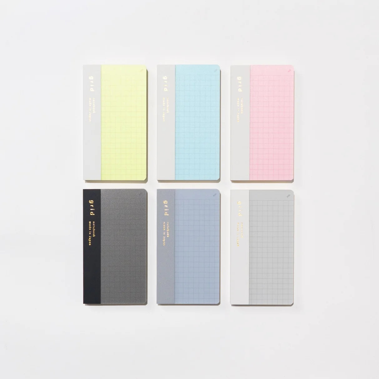 Daigo isshoni. Mini Grid Notebook / Green