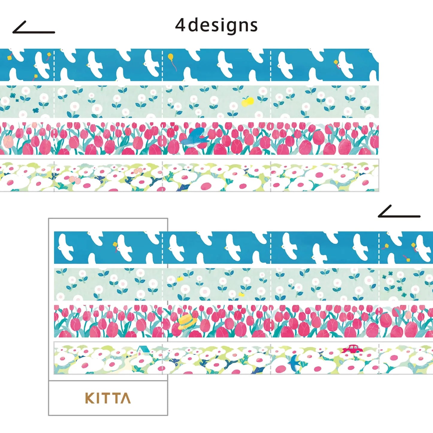 HITOTOKI KITTA Washi Tape Book / Fuukei