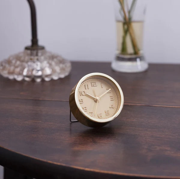 Small Alarm Clock / Gold