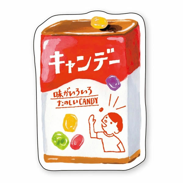 Furukawa Dagashi Japanese Snacks Die Cut Letter Set
