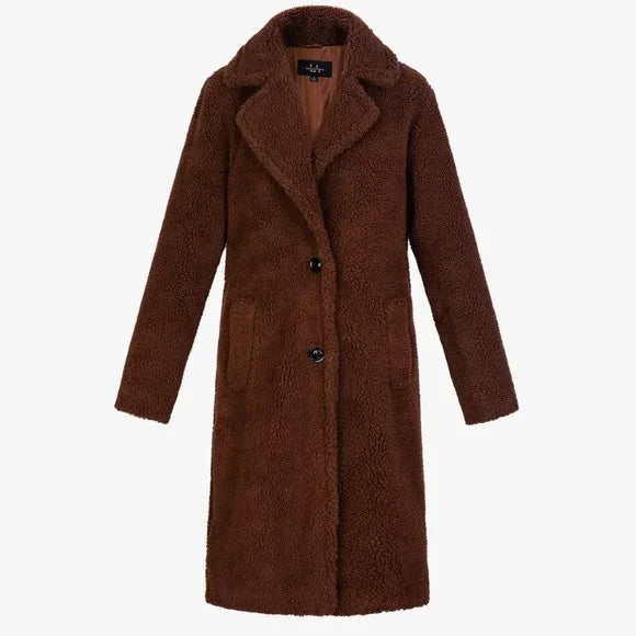 Brown Shearling Fall Jacket