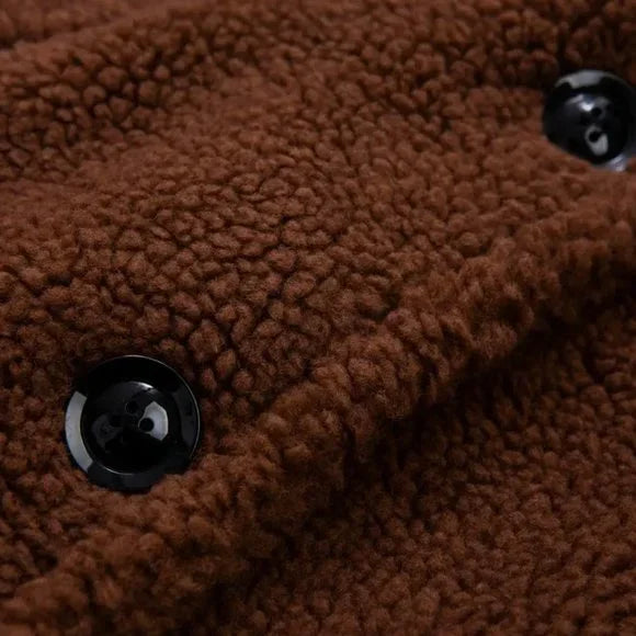 Brown Shearling Fall Jacket