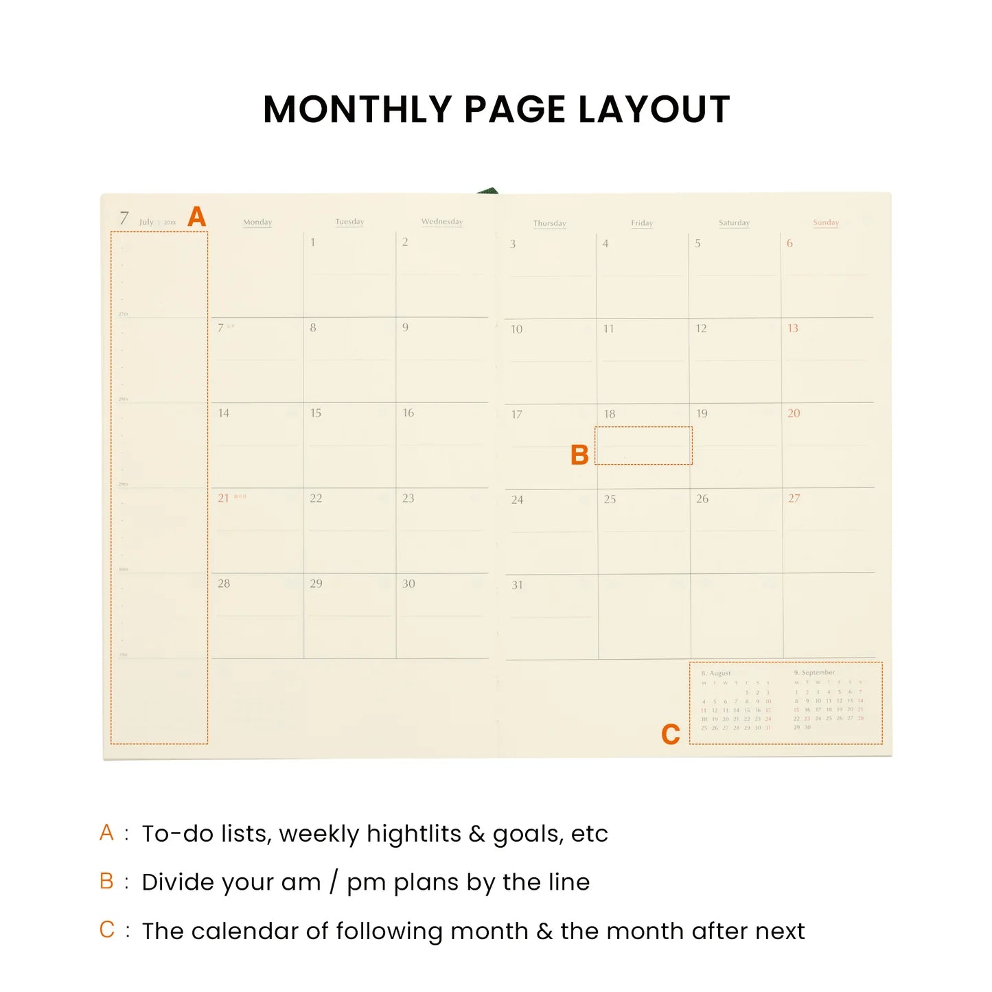 Diary Fugen 2026 Planner / Navy