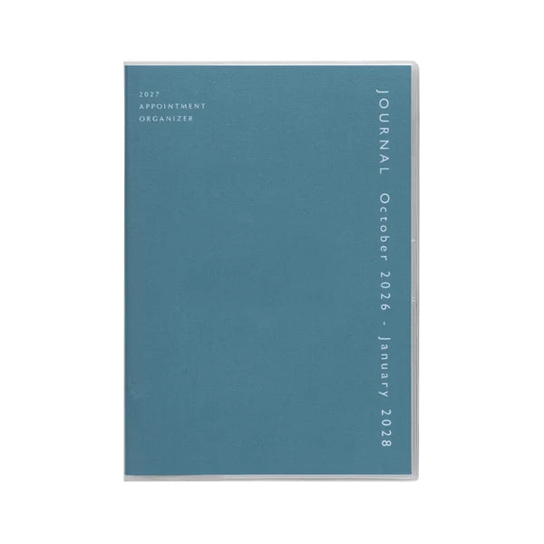 Hightide 2027 Monthly Square Diary / coton A5 / Blue